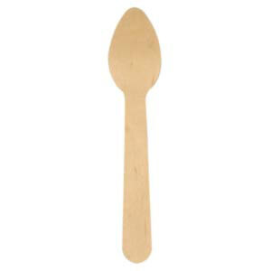 GASTRO Kaffeelöffel 11cm aus Holz 100St.