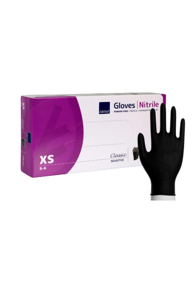 Nitrilhandske Svart XS-XL 100 st - Bild 2