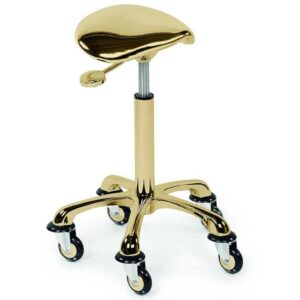 Sibel saddle chair Rollercoaster Eccentric gold