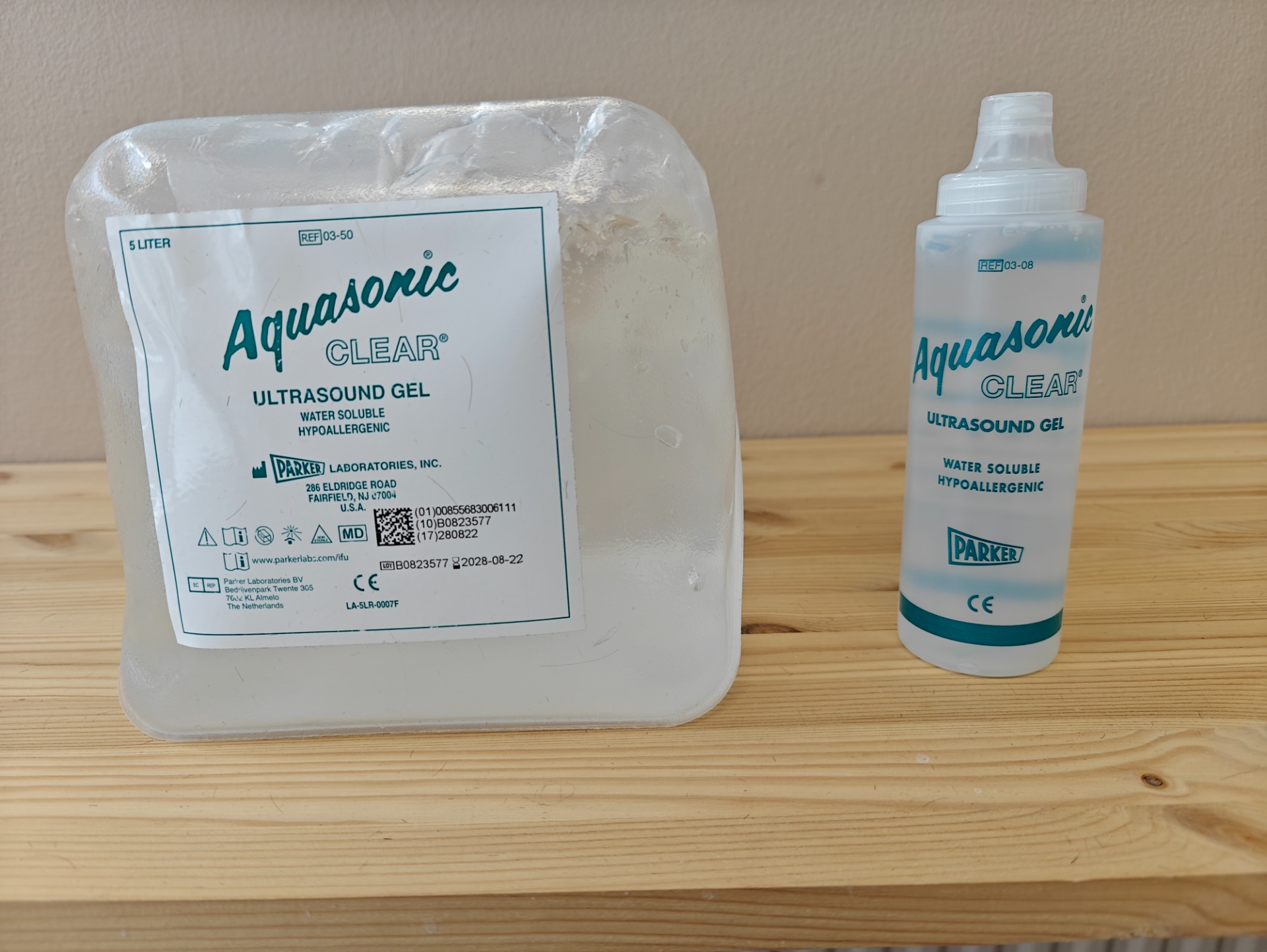 Ultrasonic gel Parker Aquasonic clear 5L