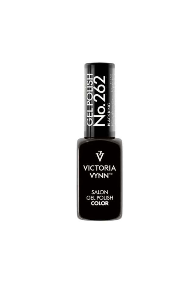 Viktoria Vynn Gel Polish Color N0. 262 Black King 8ml