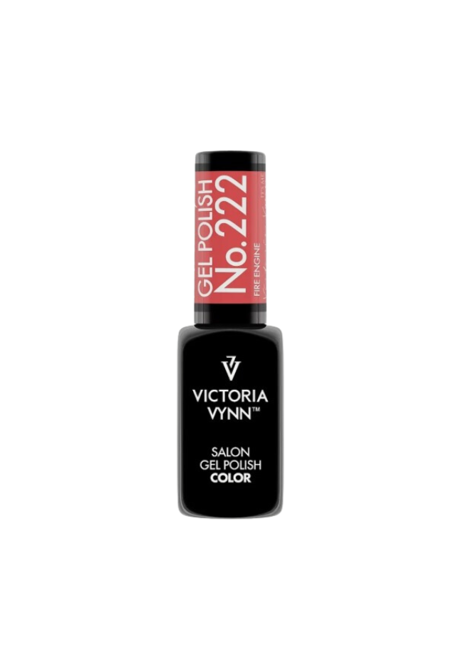 Viktoria Vynn Gel Polish Color No. 222 Fire Engine 8 ml