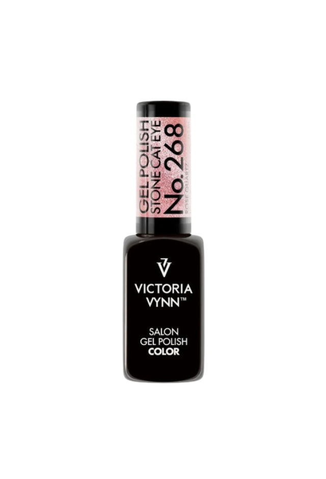 Viktoria Vynn Gel Polish Stone Cat Eye No. 268 Rose Quartz 8 ml