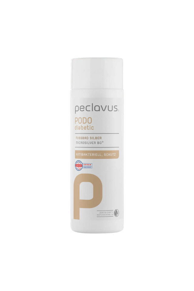 Peclavus PODOdiabetisches Fußbad Silber 150 ml