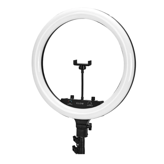 Glow 18" 45W rengasvalo jalustalla - Image 2