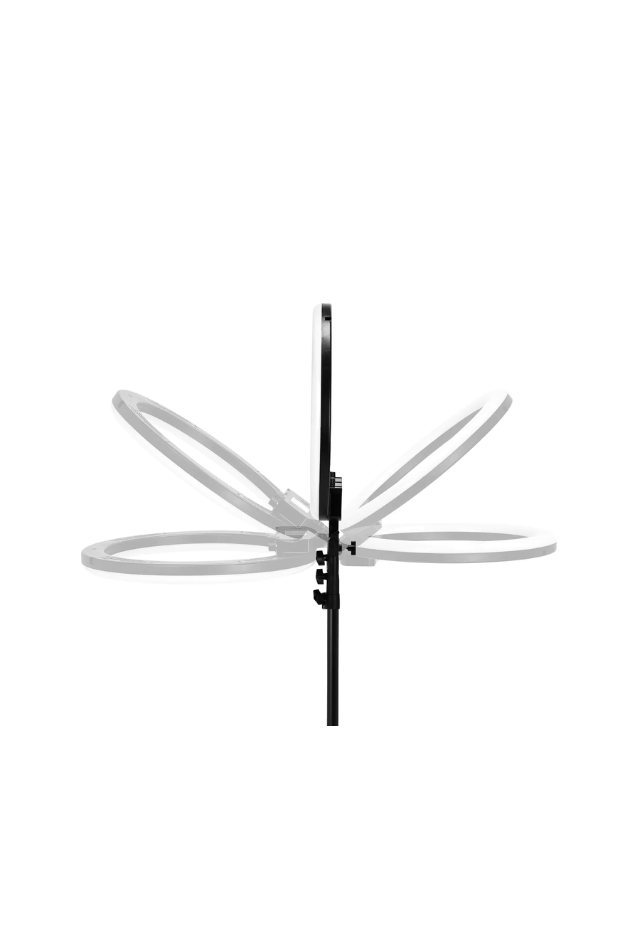 Glow 18" 45W rengasvalo jalustalla - Image 3