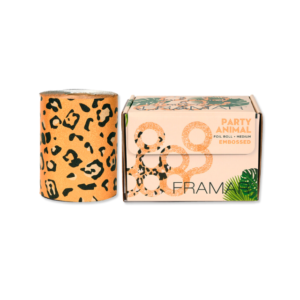 Framar Party Animal Embossed Roll foliorulla 12,7 cm x 97,5 m | Kohokuvioitu värifolio