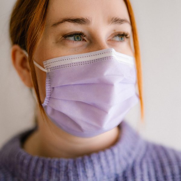 Surgical mouth-nose cover / mask Type IIR Lavender 50pcs